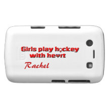 Flickalekhockey med hjärta! - Kvinnligt underteckn Blackberry Bold Cover