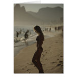Flickan från Ipanema (fotoet) Hälsnings Kort