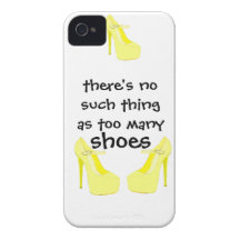 Flickor, som älskar, skor gult Case-Mate iPhone 4 case