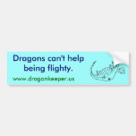 Flighty drakebildekal