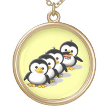 Flock av pingvin halsband