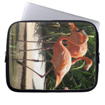 Flocken av Flamingoselektronik hänger lös Laptopskydd Fodral
