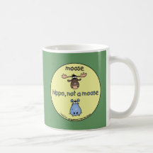 Flodhäst-inte-en-älg! Kaffe Mugg