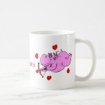 Flodhästkärlekvalentin mugg