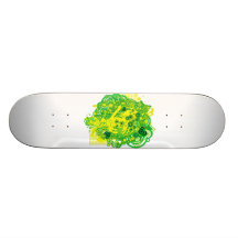 Floral_Flow Skateboard Deck