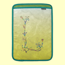 FLORAL MONOGRAM L rickshaw sleeves