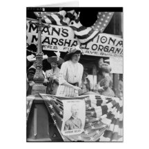 Florence Jaffray Hurst daisyHarriman Suffragette Hälsnings Kort