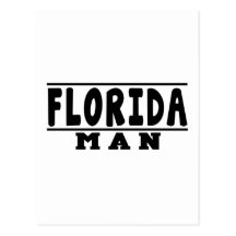 Florida Man Designs Post Cards
