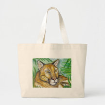 Florida panter tote bag