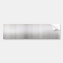 Flott borstat aluminium bildekaler