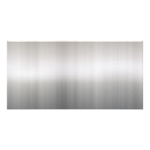 Flott borstat aluminium fotokort mall
