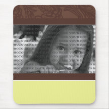 Flott chic blom- FOTOmall (gult) Musmattor