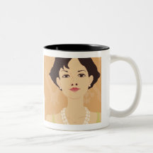 Flott dam kaffe kopp