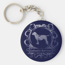 Flott riden ut Labrador Retriever Nyckel Ring