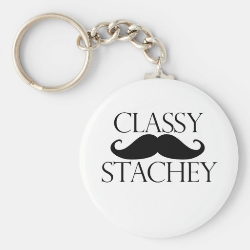 Flott Stache mustasch Nyckel Ring