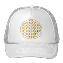 Flower Of Life 1 - Gold stamp Trucker Caps