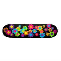 Flower power anpassad skate board
