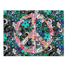Flower powerfred mig | FlowerPower Vykort
