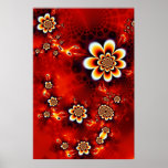 Flowers in summer posters