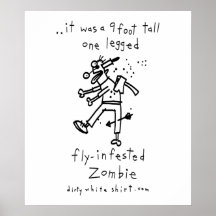 Fluga-Infested Zombie Print