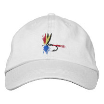Flyfishing broderat lock broderad baseball keps