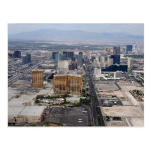Flyg- vykort 2009 för Las Vegas remsafoto