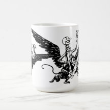 Flyga den bevingada Mokeys underbara Wizard of Oz  Mugg