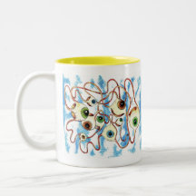 Flyga ögon kaffe muggar
