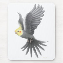 FlygCockatiel Mousepad Mus Matta