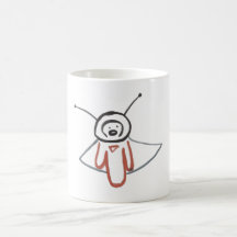 flygfrämling kaffe mugg