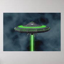 FlygSaucer - affisch Sci-Fi