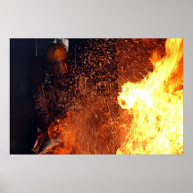 Flygvapenbrandman Posters