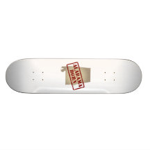 Födda Alabama - frimärke på karta Skate Board