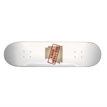 Födda Arkansas - frimärke på karta Skate Deck