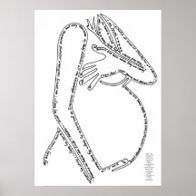 Födelsebekräftelser fodrar konst print