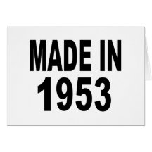 Födelsedag 1953 kort