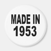 Födelsedag 1953 kylskåpsnagnet
