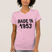 Födelsedag 1953 tee shirt