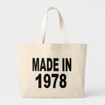 Födelsedag 1978 tygkasse