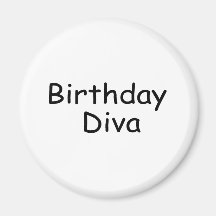 FödelsedagDiva Kylskåpsnagnet