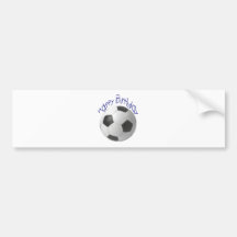 Födelsedagfotbollgåvor Bildekaler