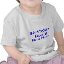 Födelsedagpojke broder tshirts