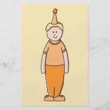 Födelsedagpojke, i Orange. Flygblad