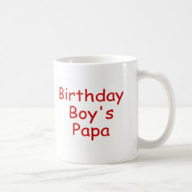 Födelsedagpojke pappa mugg
