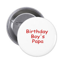 Födelsedagpojke pappa nål
