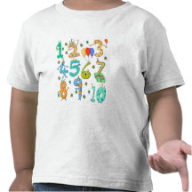 Födelsedagsfesten numrerar t shirt