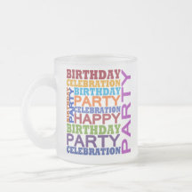 födelsedagsfestfirande kaffe mugg
