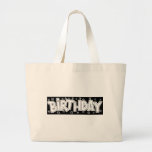 Födelsedagtext Tote Bags