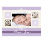 FÖDELSEMEDDELANDE:: flourish1 - flicka Vykort
