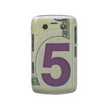 Fodral för 5 dollar räkningblackberry bold blackberry bold hud